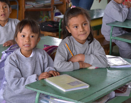 Ecuadorian schoolchildren